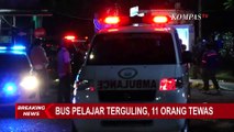 Laka Bus di Ciater: Korban Luka Ringan Dievakuasi ke Depok, 4 Korban Luka Berat Dirawat Intensif