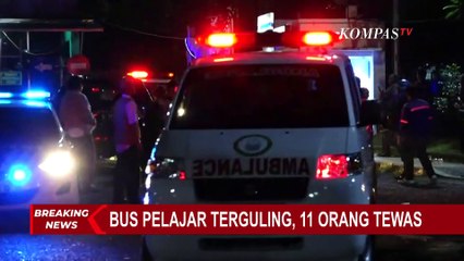 Laka Bus di Ciater: Korban Luka Ringan Dievakuasi ke Depok, 4 Korban Luka Berat Dirawat Intensif
