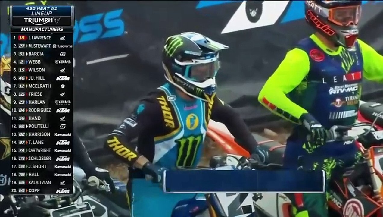 2024 AMA Supercross Salt Lake City 450 Heat 1