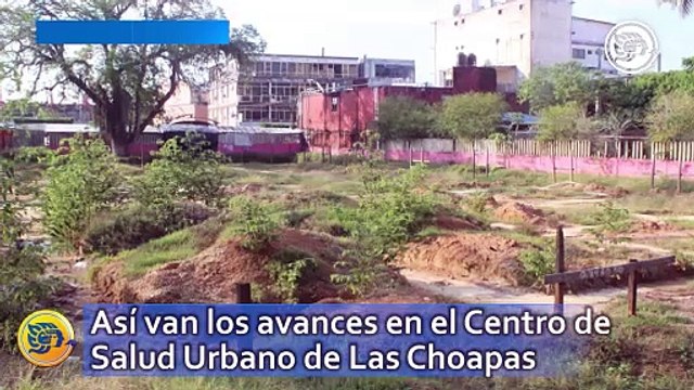 Así van los avances en el Centro de Salud Urbano de Las Choapas