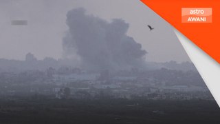 Letupan dahsyat, asap hitam penuhi utara Gaza