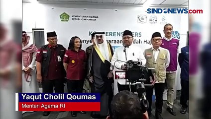 Lepas Kloter Pertama Haji 2024, Menag Yaqut Puas dengan Layanan Fast Track