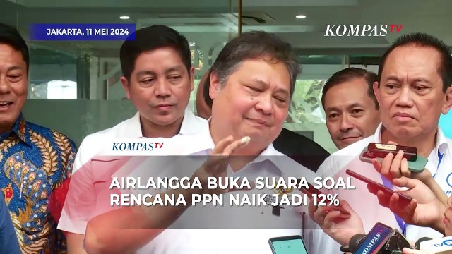 Menko Perekonomian Airlangga Buka Suara Terkait Rencana PPN Naik Jadi 12% Tahun Depan