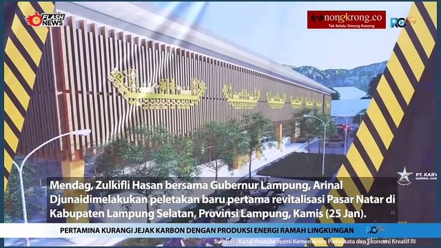 Pembangunan Pasar Natar di Lampung Selatan Akan Jadi Ikon Lampung