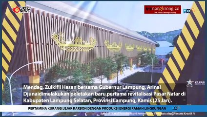 Pembangunan Pasar Natar di Lampung Selatan Akan Jadi Ikon Lampung