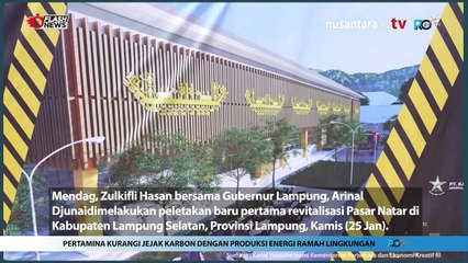 Mendag Zulkifli Hasan Lakukan Peletakan Batu Pertama, Dimulainya Pasar Natar di Lampung