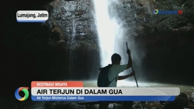 Menikmati Keindahan Air Terjun Misterius dalam Gua di Lumajang, Jawa Timur