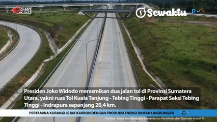 Tol Tebing Tinggi-Lima Puluh Diresmikan Presiden Jokowi untuk Perkuat Konektivitas Sumatera Utara Agar Melangkah Maju