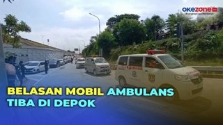 Belasan Mobil Ambulans yang Bawa Korban Kecelakaan Subang Tiba di Depok