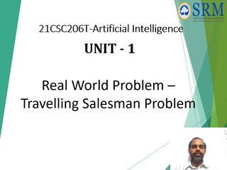 Real World Problem–Travelling Salesman Problem M