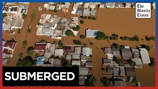 Towns submerged as deadly flooding hits southern Brazil