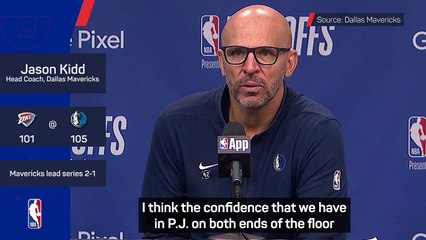 Kidd and Doncic praise 'amazing' P.J. Washington after beating OKC