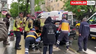 Ankara'da kontrolden çıkan araç direğe çarptı: 1 ölü, 4 yaralı