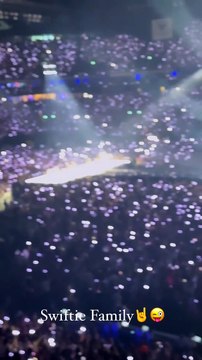 Nolwenn Leroy et Arnaud Clément au concert de Taylor Swift. @ Instagram / Nolwenn Leroy