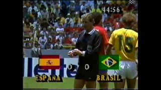 Spain v Brazil Group D 01-06-1986