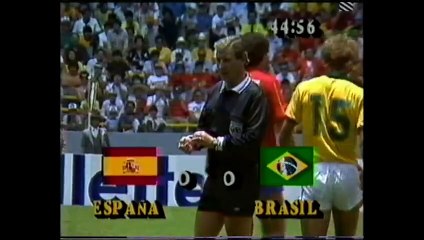 Spain v Brazil Group D 01-06-1986