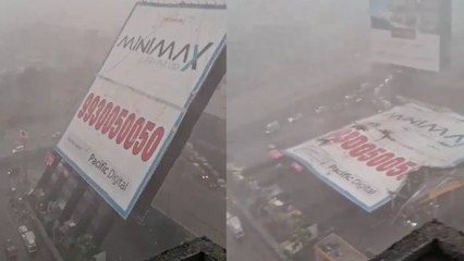 Al menos ocho muertos y 59 heridos dejó la caída de una valla publicitaria en India