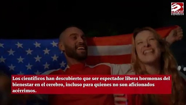 Ver un acontecimiento deportivo hace más feliz a una persona.