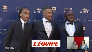 L'arrivée de la famille Mbappé - Foot - Trophées UNFP