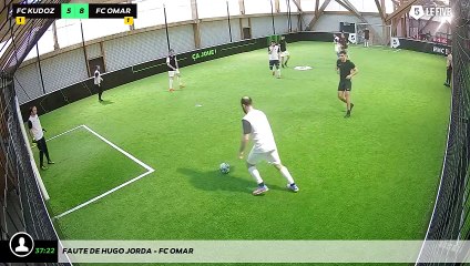 Faute de Hugo JORDA - FC OMAR