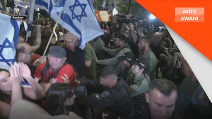 Polis Israel lerai penunjuk perasaan anti-kerajaan