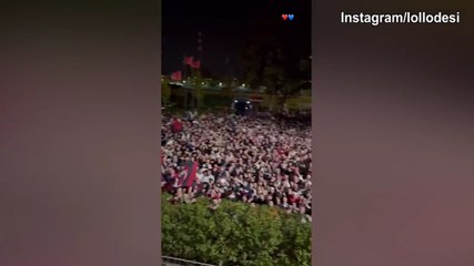 Delirio a Bologna: duemila tifosi a festeggiare!