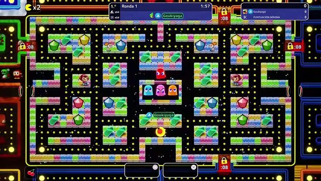 PAC-MAN Mega Tunnel Battle Chomp Champs - jugabilidad cruzado en PlayStation 5