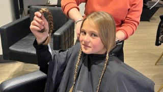 Boy who lost his hair to cancer as a toddler donated his locks when they grew back