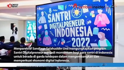 SANTRI DIGITALPRENEUR JADIKAN SANTRI SEBAGAI GARDA TERDEPAN PENGEMBANGAN EKONOMI DIGITAL