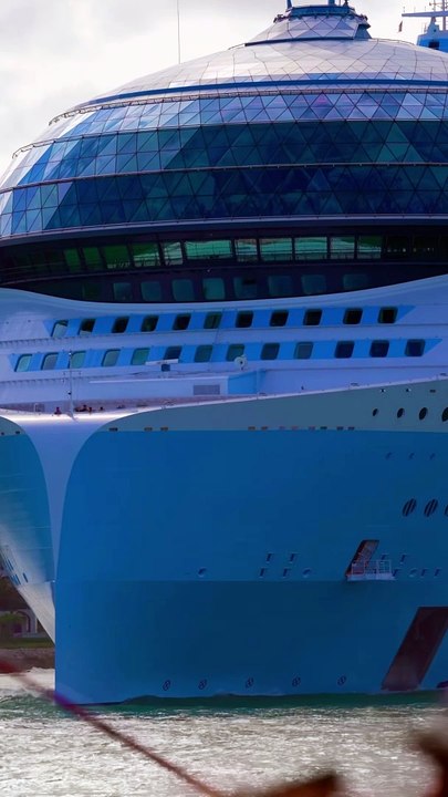 Ladies and Genderless This is the worlds largest cruise ship The Royal Caribbean Icon Of The Seas departing Miami Beach on April 27 2024