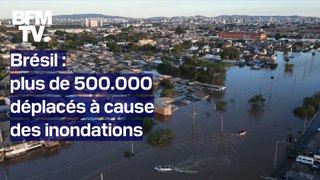 Brésil: plus de 500.000 déplacés à cause des inondations record dans le sud du pays