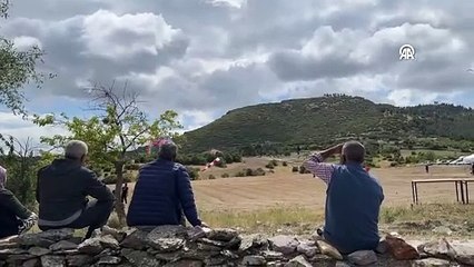 Heyecan dorukta! Eşme'de adrenalin gökyüzüne taşındı