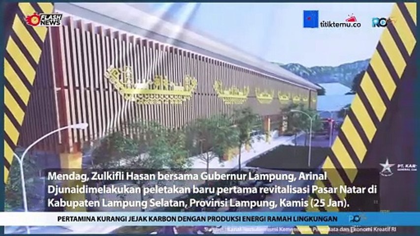 Revitalisasi Pasar Natar, Tingkatkan Perekonomian Warga Lampung Selatan