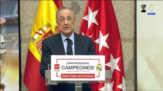 Discurso de Florentino Pérez en la Comunidad de Madrid