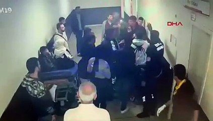 Sedyeden kalkıp doktora saldırdı: Gözaltına alındı