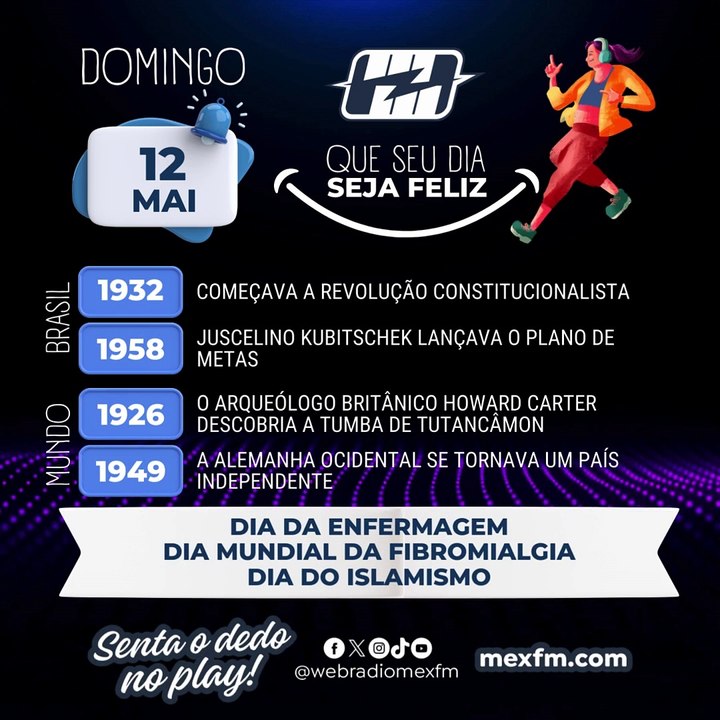 Bom dia (12/Mai/2024) #webradiomexfm #goodvibes #mexfm #mexnews #bomdia #domingou