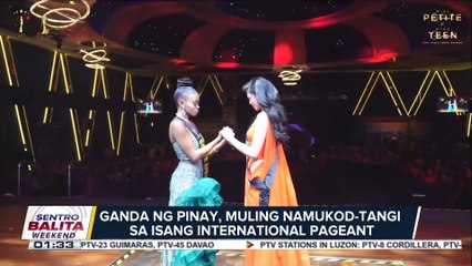 Ganda ng Pinay, namukod tangi sa isang international pageant