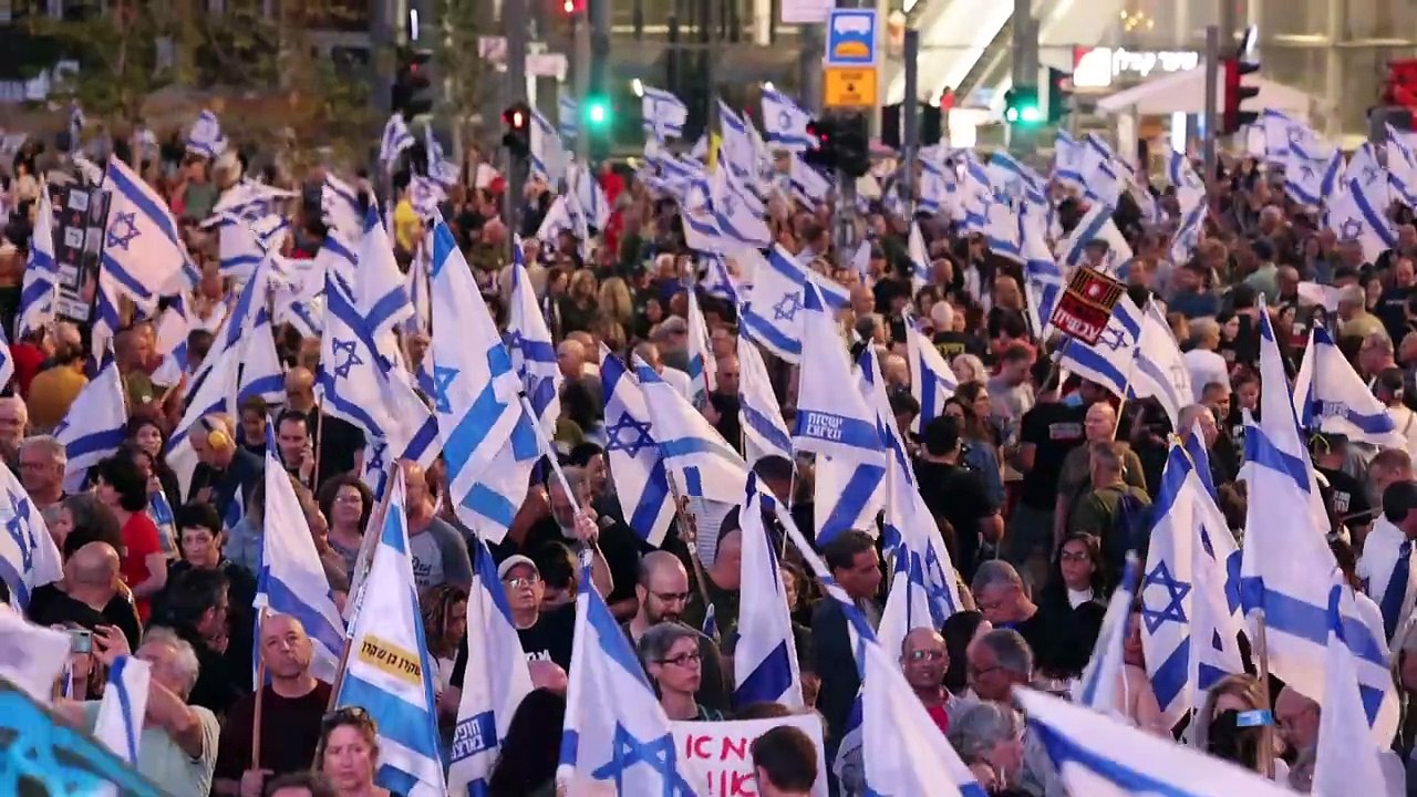 Tel Aviv: Tausende demonstrieren gegen Benjamin Netanjahu