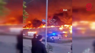 Varşova'da avm yangınında bin 348 dükkan küle döndü