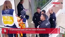 Samsun'da korkunç olay! 5 aylık hamile kadın iple asılı halde ölü bulundu