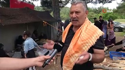 Kahramanmaraş’ta Yörüklerin bazlama şenliği