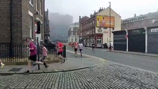 Scenes from the Sunderland half marathon route