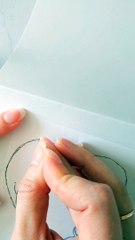 Carte fait main brodée pour la fête des mères