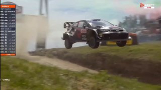 WRC 2024 Portugal Fafe SS22 Katsuta Huge Jump