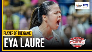 PVL Player of the Game Highlights: Eya Laure takes charge in epic Chery Tiggo comeback