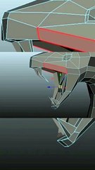3d modelling of a snake