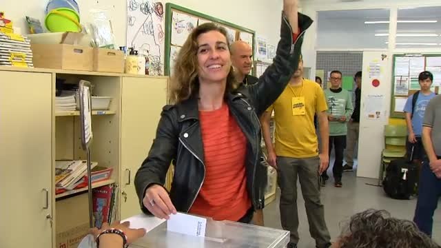 Laia Estrada hace un llamamiento a llenar las urnas con papeletas antifascistas, de izquierdas e independentistas