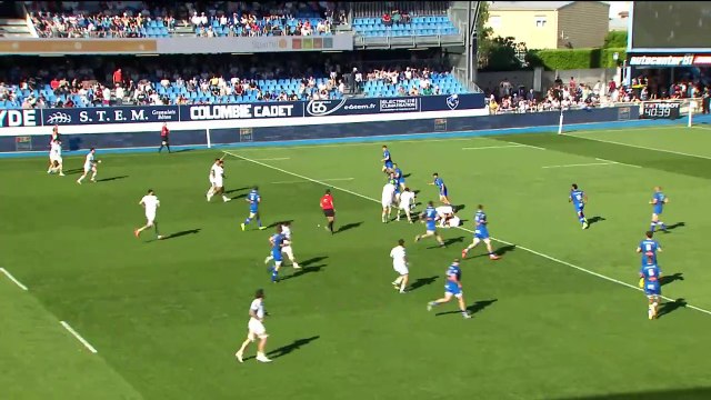 TOP 14 - Essai de Luka JAPARIDZE (MHR) - Castres Olympique - Montpellier Hérault Rugby