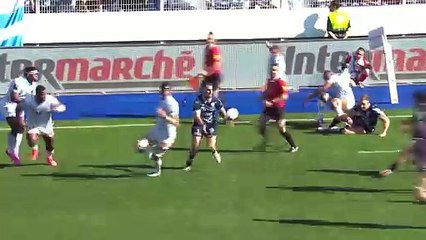 TOP 14 - Essai de Guillaume MARTOCQ (AB) - Racing 92 - Aviron Bayonnais