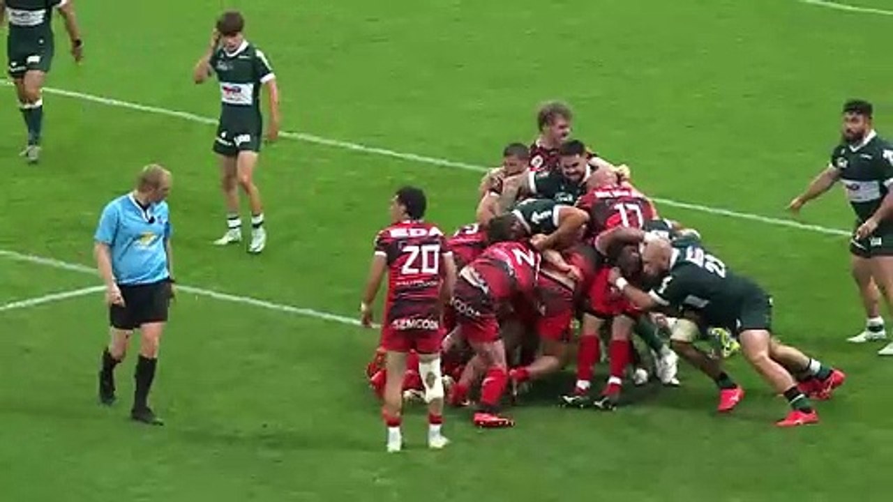 TOP 14 - Essai de Benjamin GELEDAN (OYO) - Section Paloise - Oyonnax Rugby